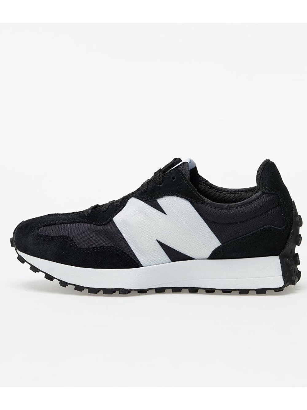 NEW BALANCE Men's 327 Size 7D In Black with White